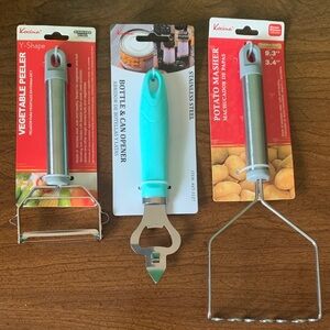 It’s bundle time! NWOT Kocina 3pc Stainless Steel Kitchen Collection Set